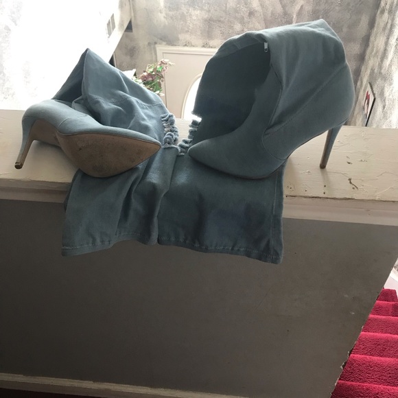 Blue gene tall high heel sexy boot - Picture 8 of 8